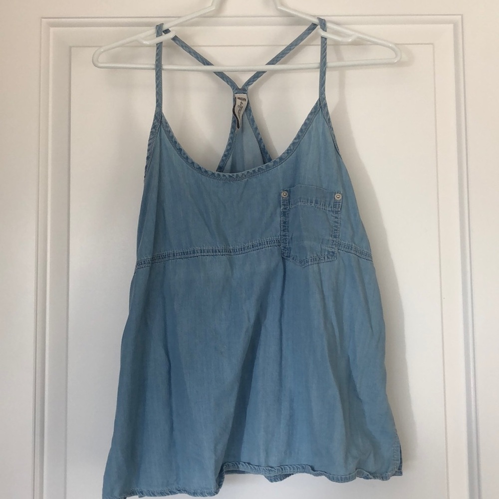 Denim tank